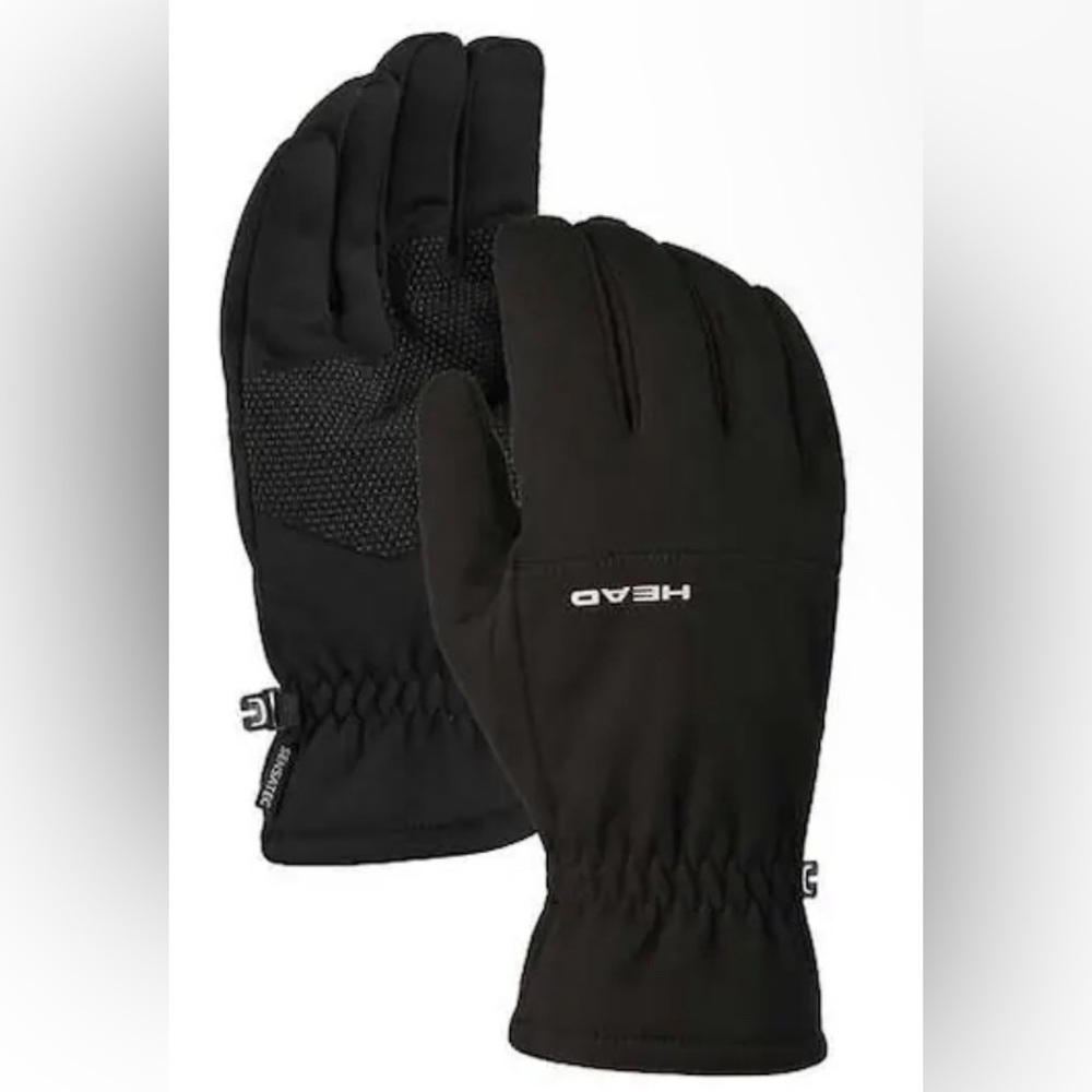 HEAD Men’s Waterproof Hybrid Gloves-Black/ Size: Medium (NWT)